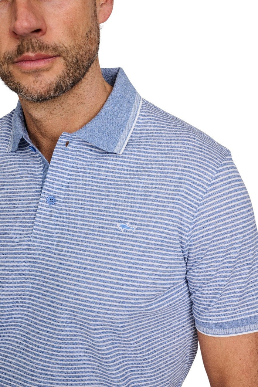 Paul & Shark polo shirt heren licht blauw 25411226 115