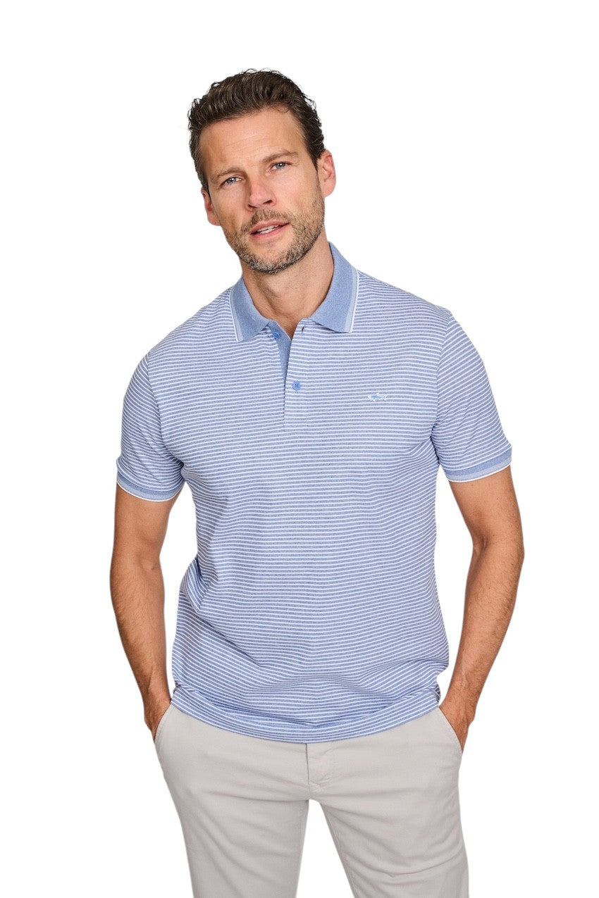 Paul & Shark polo shirt heren licht blauw 25411226 115