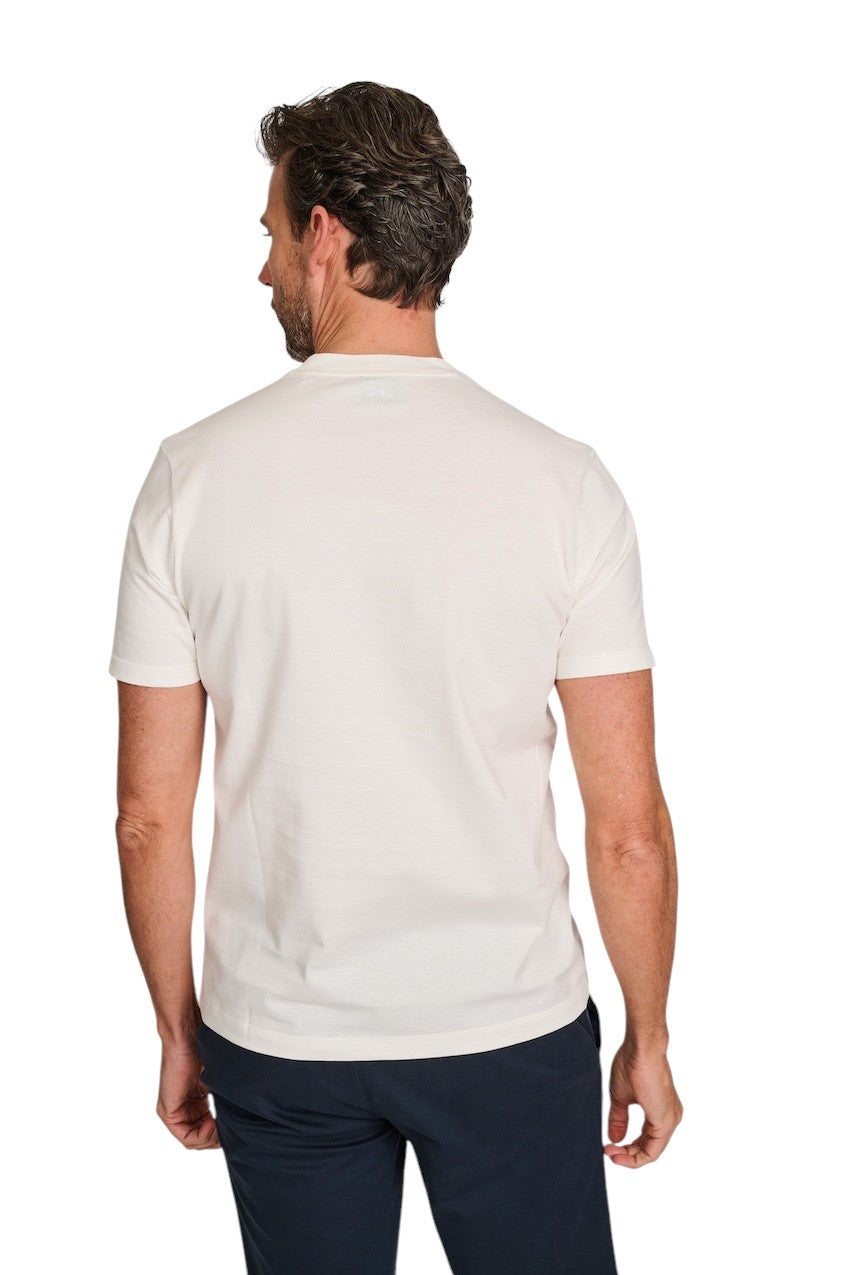 Paul & Shark t-shirt heren wit 26411014 108