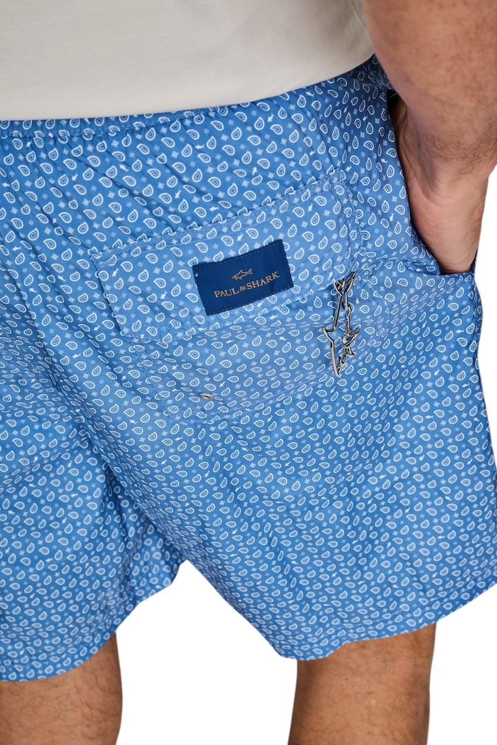 Paul & Shark zwemshort heren blauw 26415052 G72