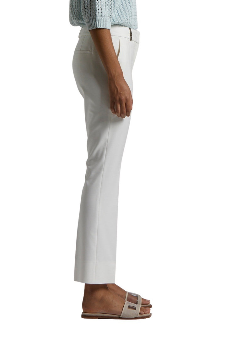Peserico broek dames ecru P04735J0 01953 702