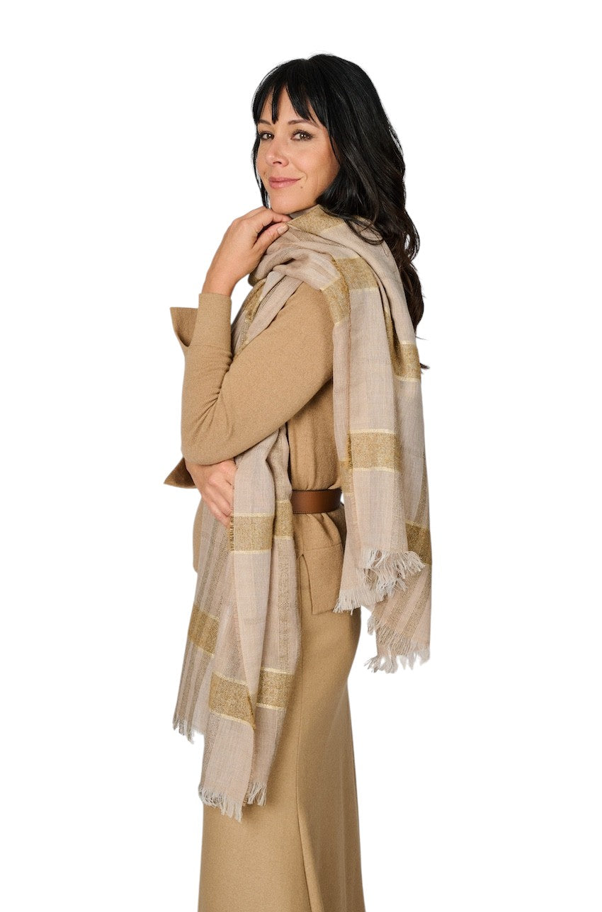 Peserico sjaal dames camel S31522C0 CC654 946