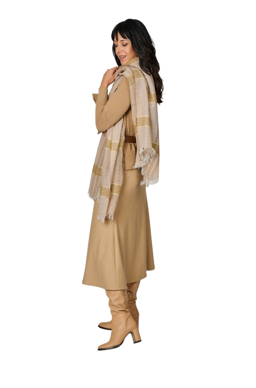Peserico sjaal dames camel S31522C0 CC654 946