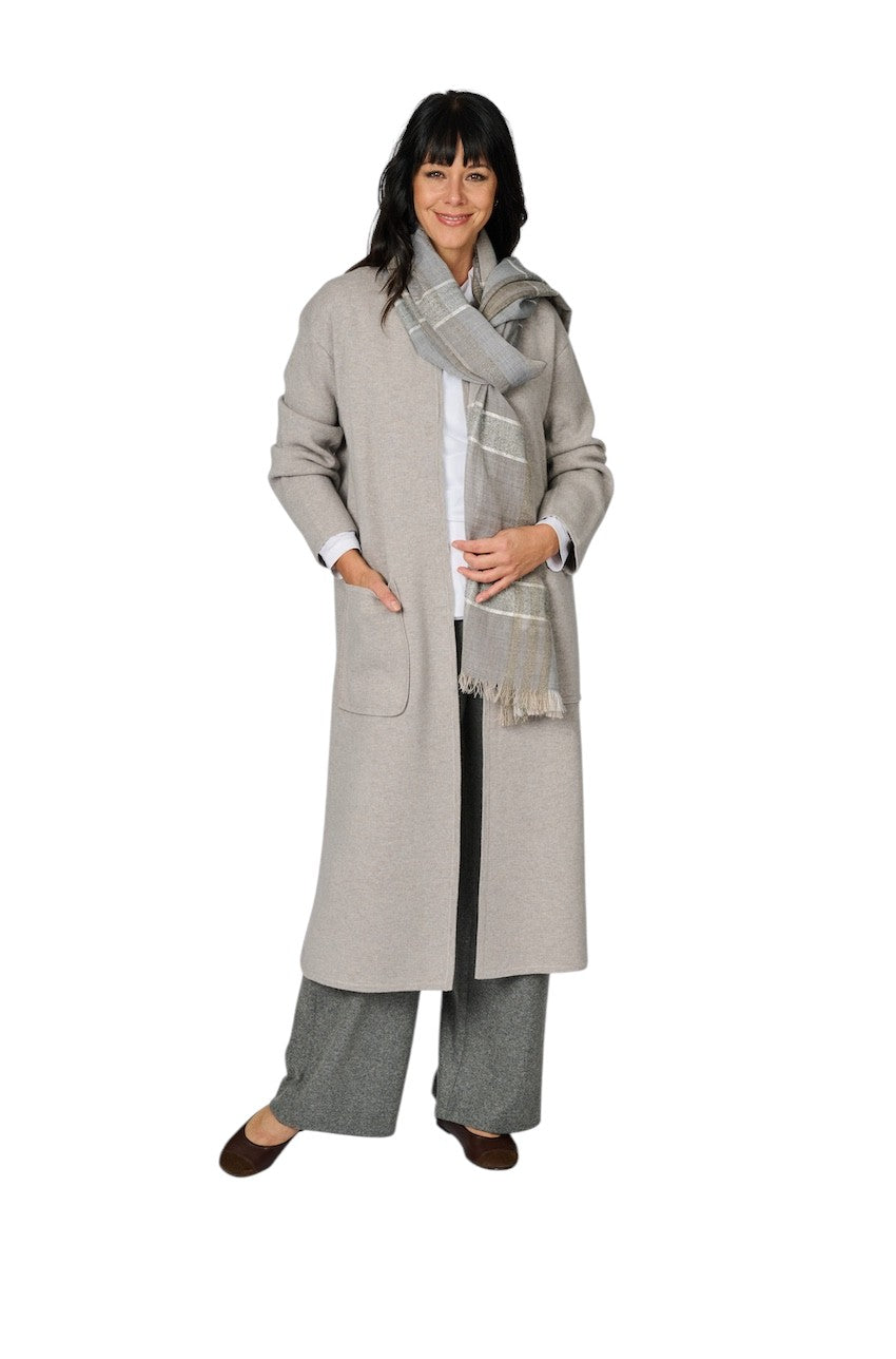 Peserico sjaal dames grijs S31522C0 CC654 971