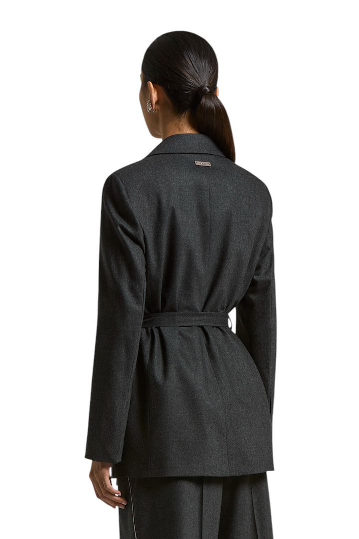 Peserico vest dames anthraciet