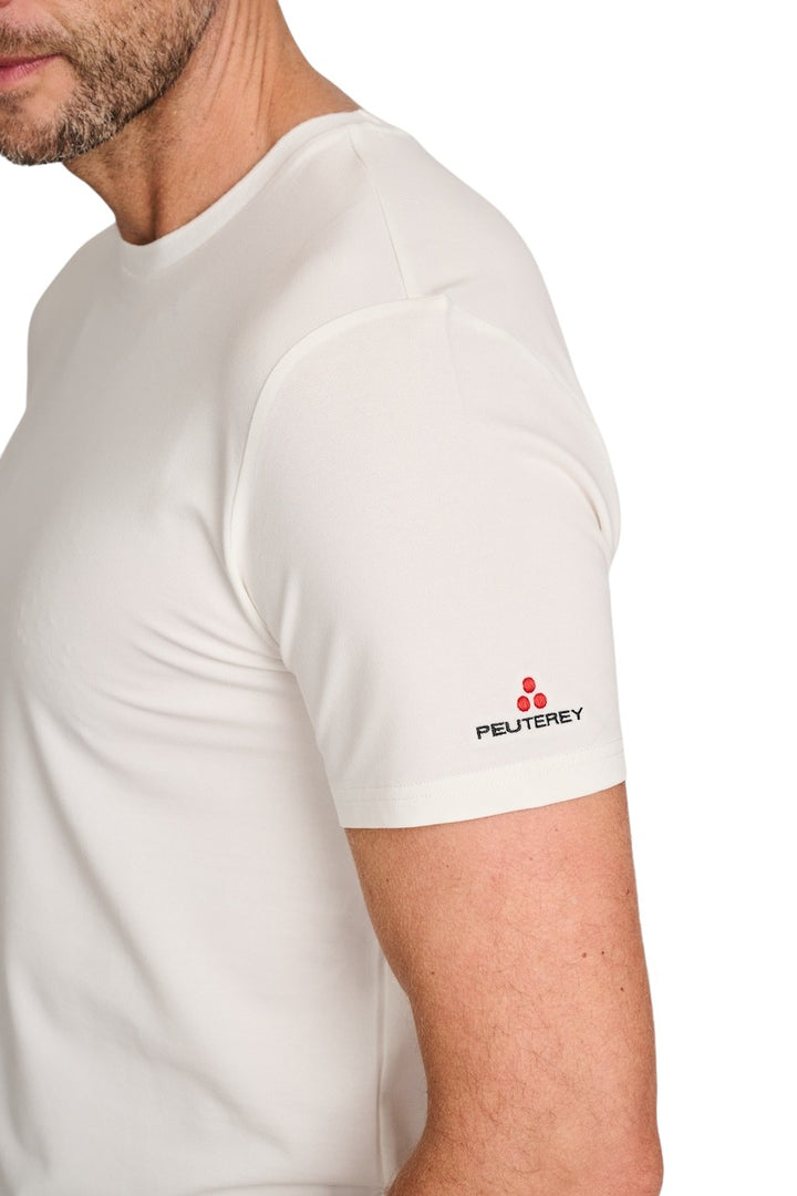 Peuterey t-shirt korte mouwen heren wit PEU5470 99012182 730