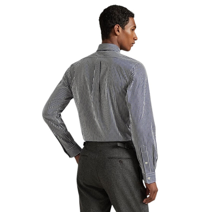 Polo Ralph Lauren Men hemd lange mouwen heren donker blauw custom fit 710929346022