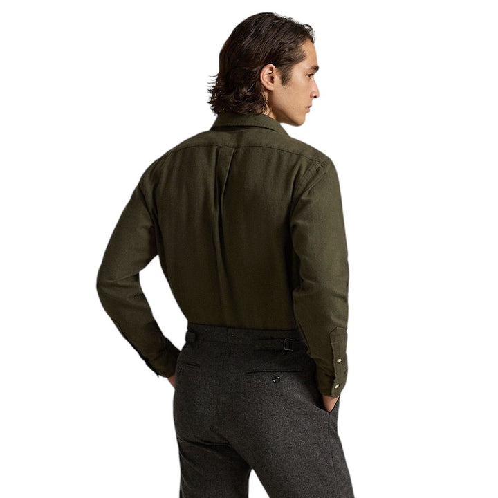 Polo Ralph Lauren Men hemd lange mouwen heren groen custom fit 710922280007