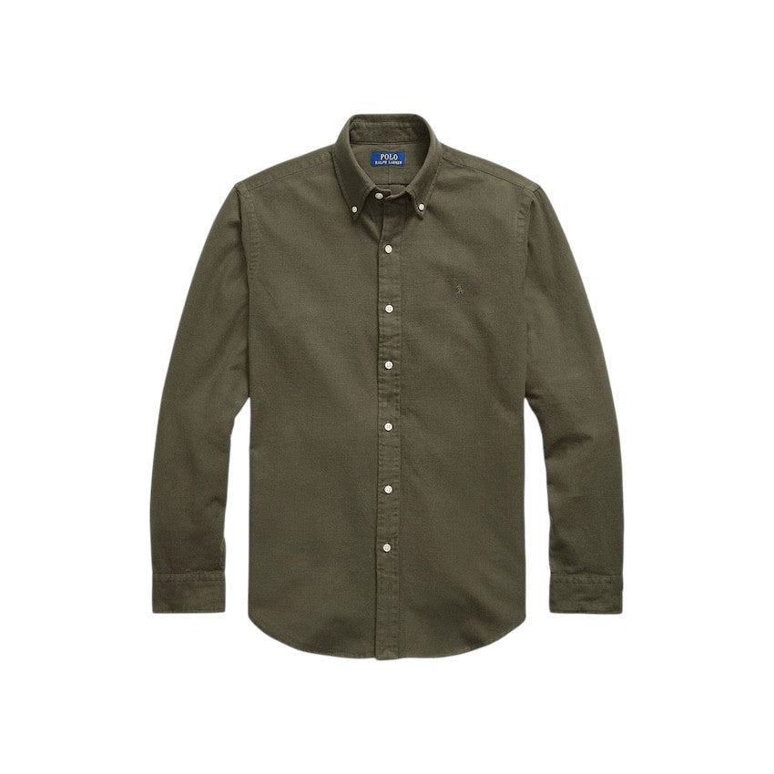 Polo Ralph Lauren Men hemd lange mouwen heren groen custom fit 710922280007