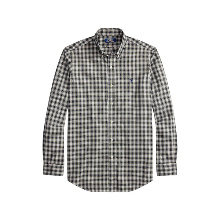 Polo Ralph Lauren Men hemd lange mouwen heren groen custom fit 710953644007