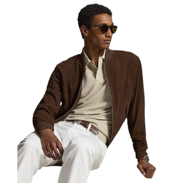 Polo Ralph Lauren Men polo shirt korte mouwen heren beige Custom slim fit 710680784342