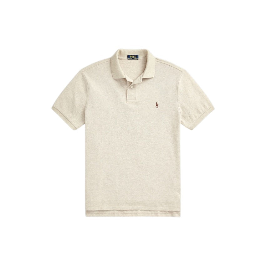 Polo Ralph Lauren Mænd poloshirt korte ærmer mænd beige Custom slim fit