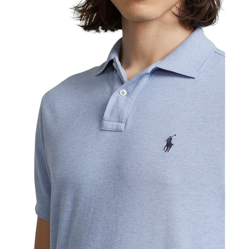 Polo Ralph Lauren Men polo shirt korte mouwen heren licht blauw Custom slim fit
