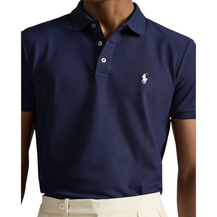 Polo Ralph Lauren Men polo shirt korte mouwen heren marine Custom slim fit