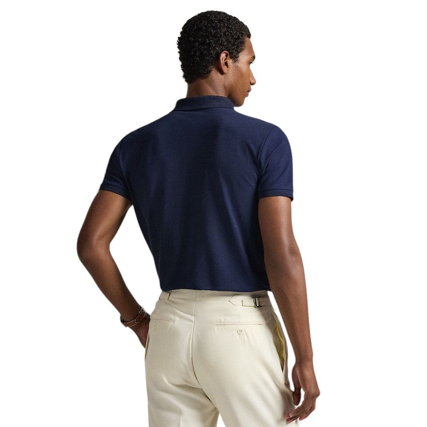 Polo Ralph Lauren Men polo shirt korte mouwen heren marine Custom slim fit