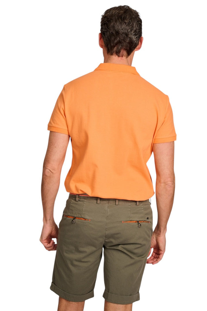Polo Ralph Lauren Hombres camiseta polo mangas cortas slimfit personalizado naranja para hombre
