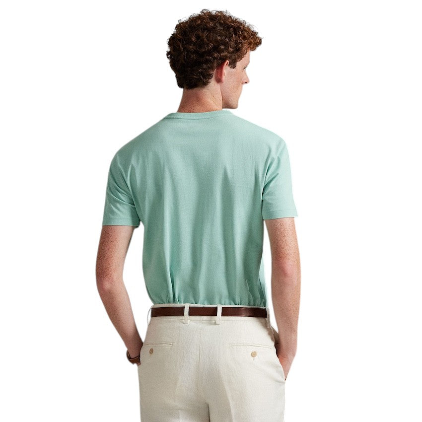 Polo Ralph Lauren Men t-shirt korte mouwen heren licht groen Custom slim fit 710671438507