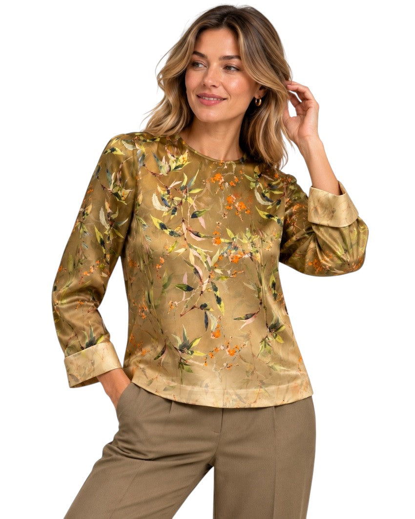 Riani blouse dames taupe 675940-4617 868