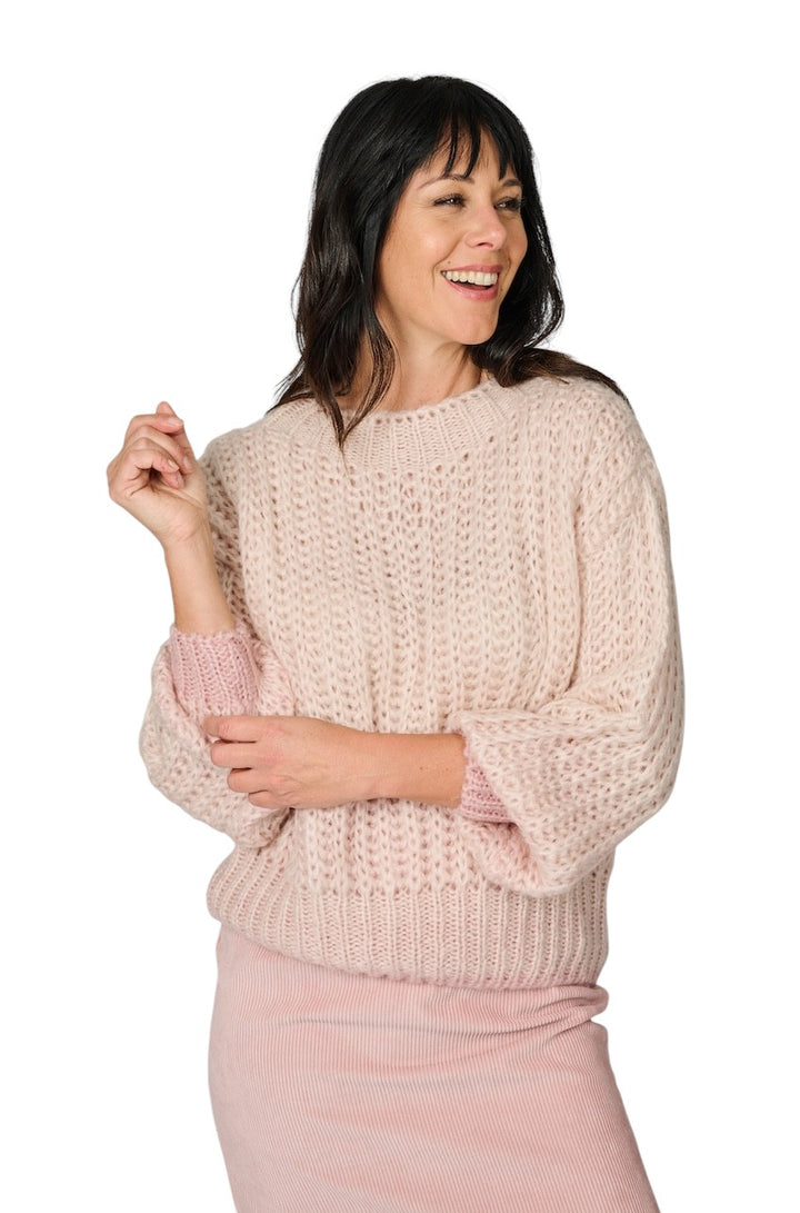 Scapa Flow pullover v-neck ladies pink DINA