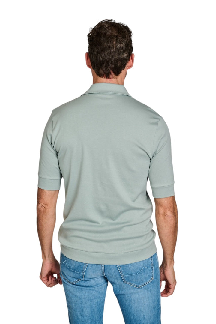 Stefan Brandt polo shirt korte mouwen heren groen Lim 3B