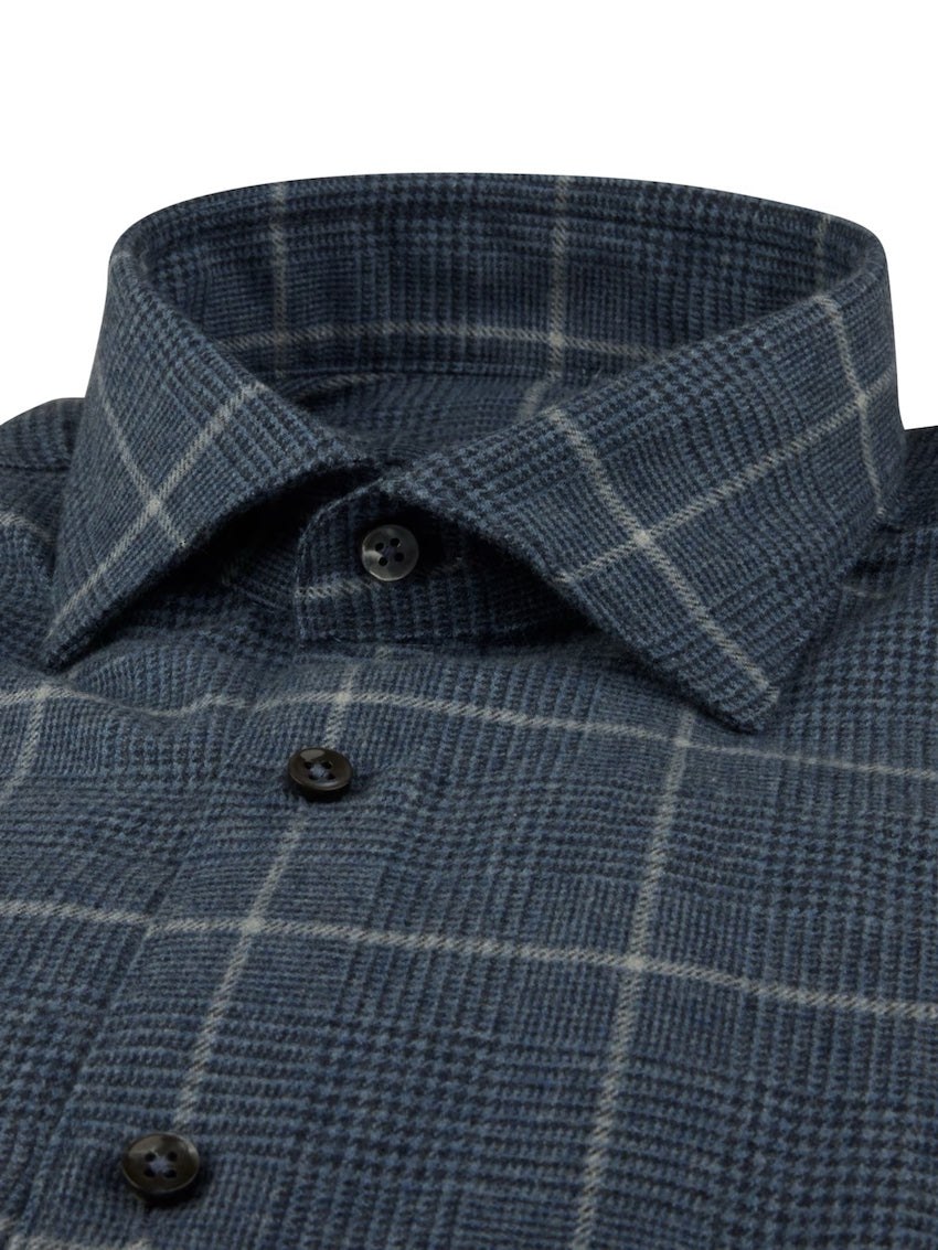 Stenstroms Men hemd lange mouwen heren blauw SLIMLINE 7127119045 153