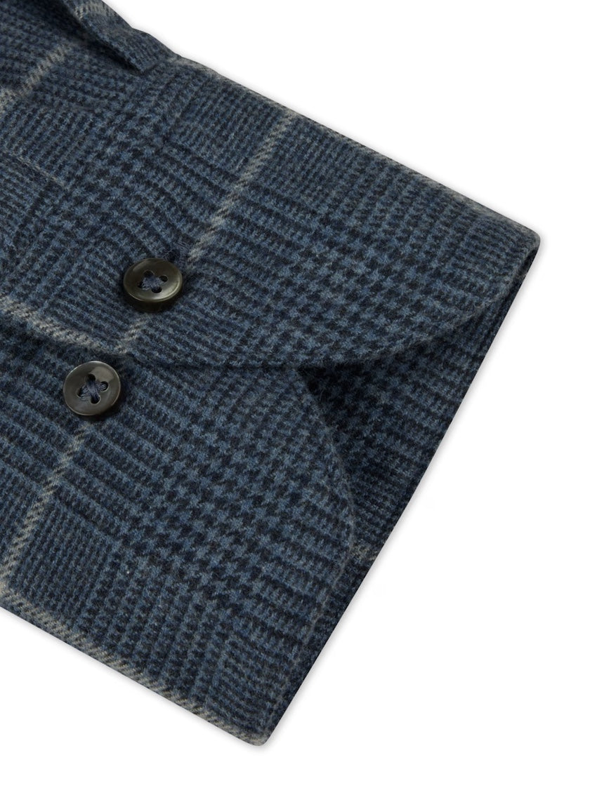 Stenstroms Men hemd lange mouwen heren blauw SLIMLINE 7127119045 153