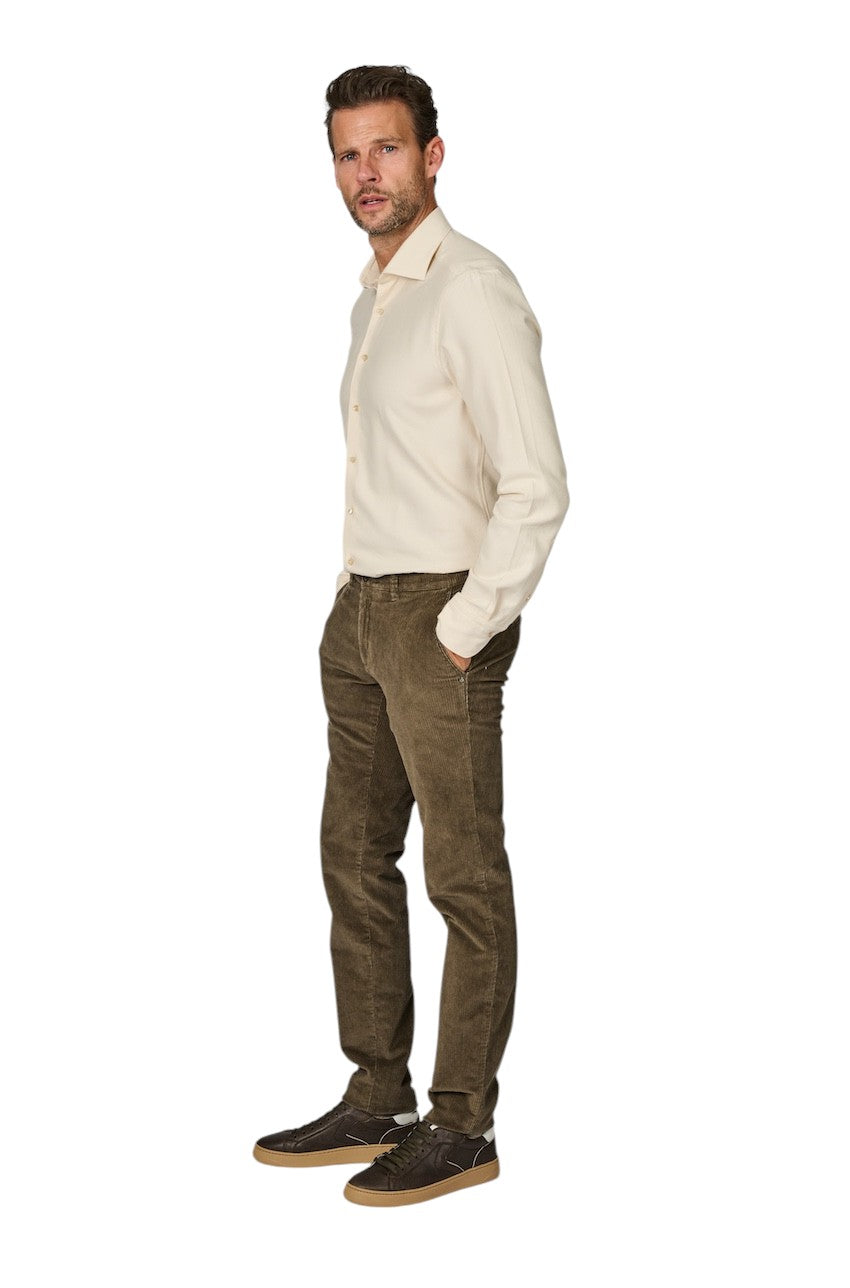 Stenstroms Men hemd lange mouwen heren ecru REGULAR 6127119035 050