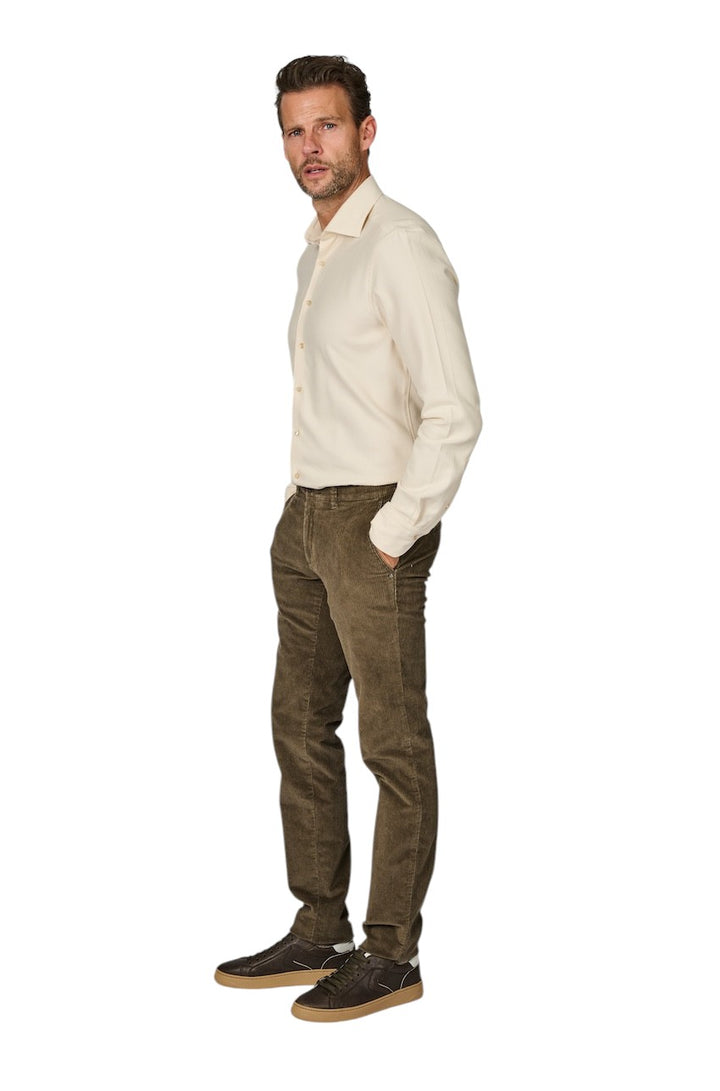 Stenstroms Men hemd lange mouwen heren ecru REGULAR 6127119035 050