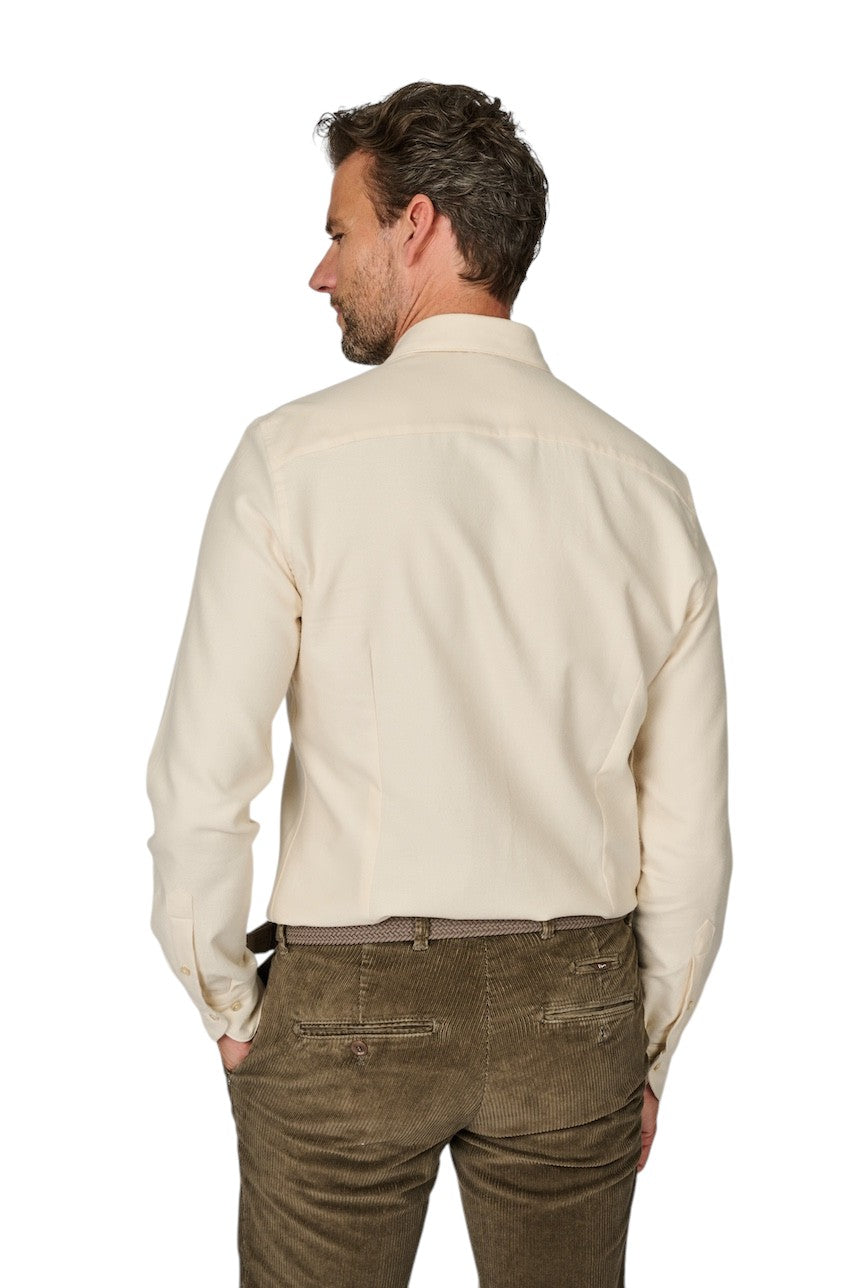Stenstroms Men hemd lange mouwen heren ecru SLIMLINE 7127119035 050