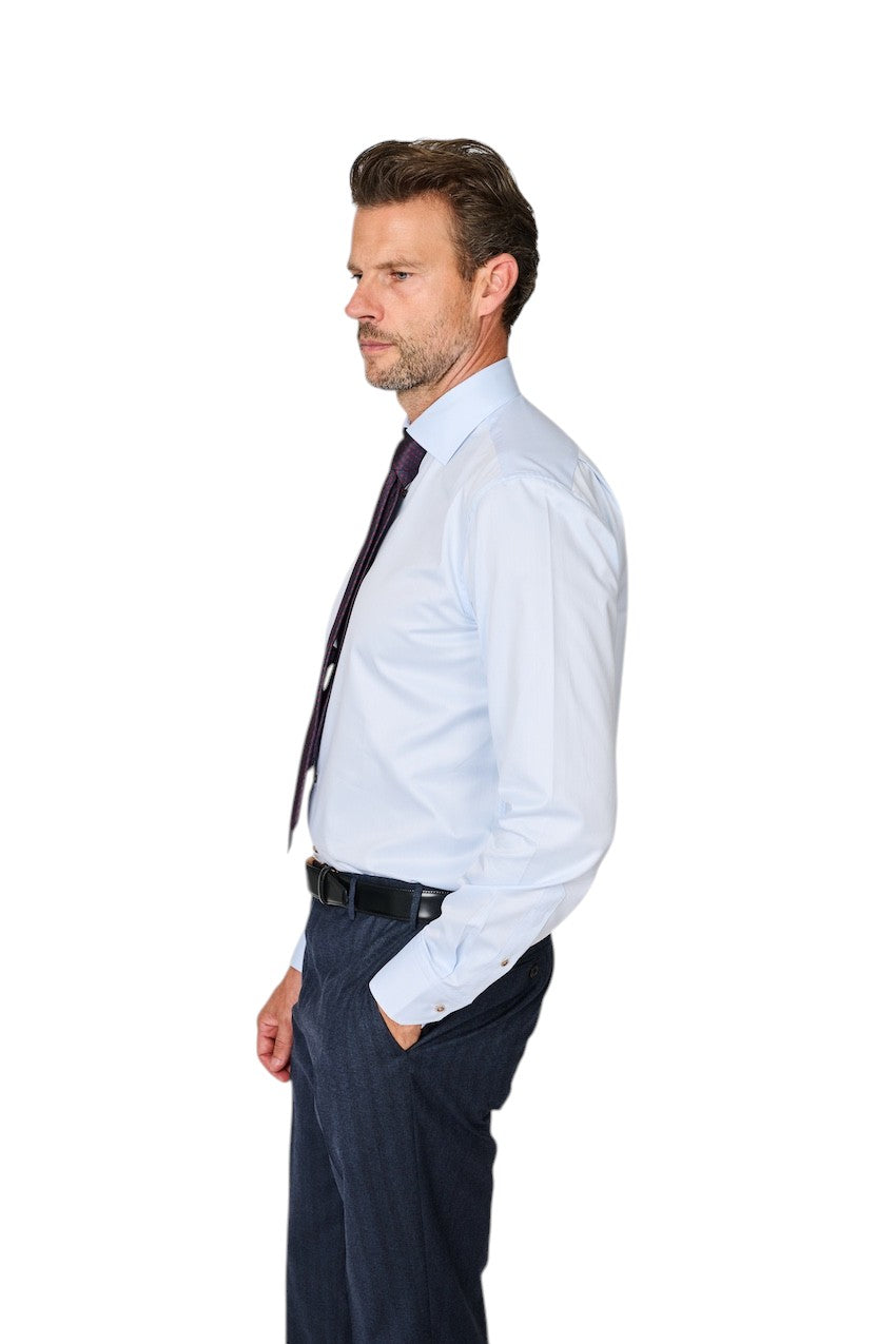 Stenstroms Men hemd lange mouwen heren licht blauw 7847510724 100
