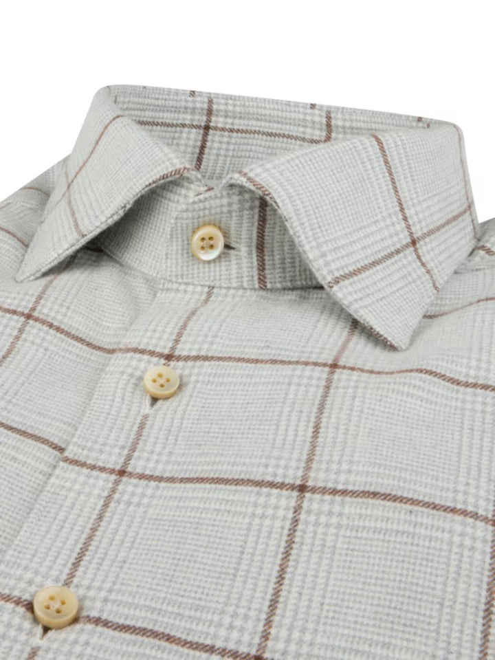 Stenstroms Men hemd lange mouwen heren licht grijs SLIMLINE 7127119043 313