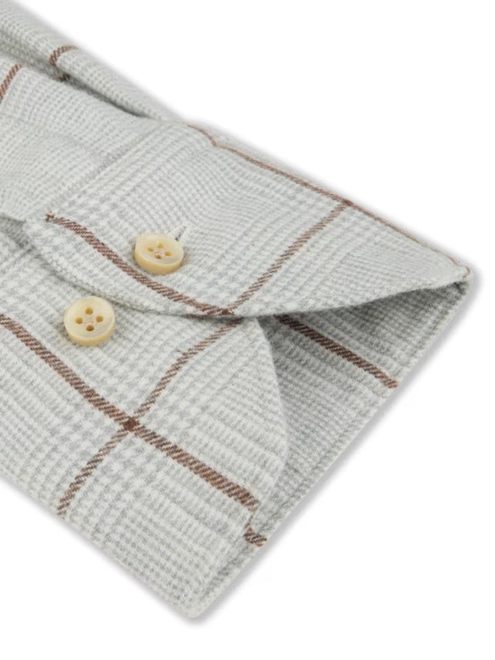 Stenstroms Men hemd lange mouwen heren licht grijs SLIMLINE 7127119043 313