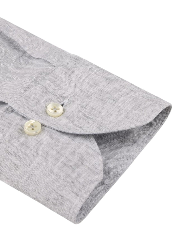 Stenstroms Men hemd lange mouwen heren licht grijs linnen regular 6747219170 300