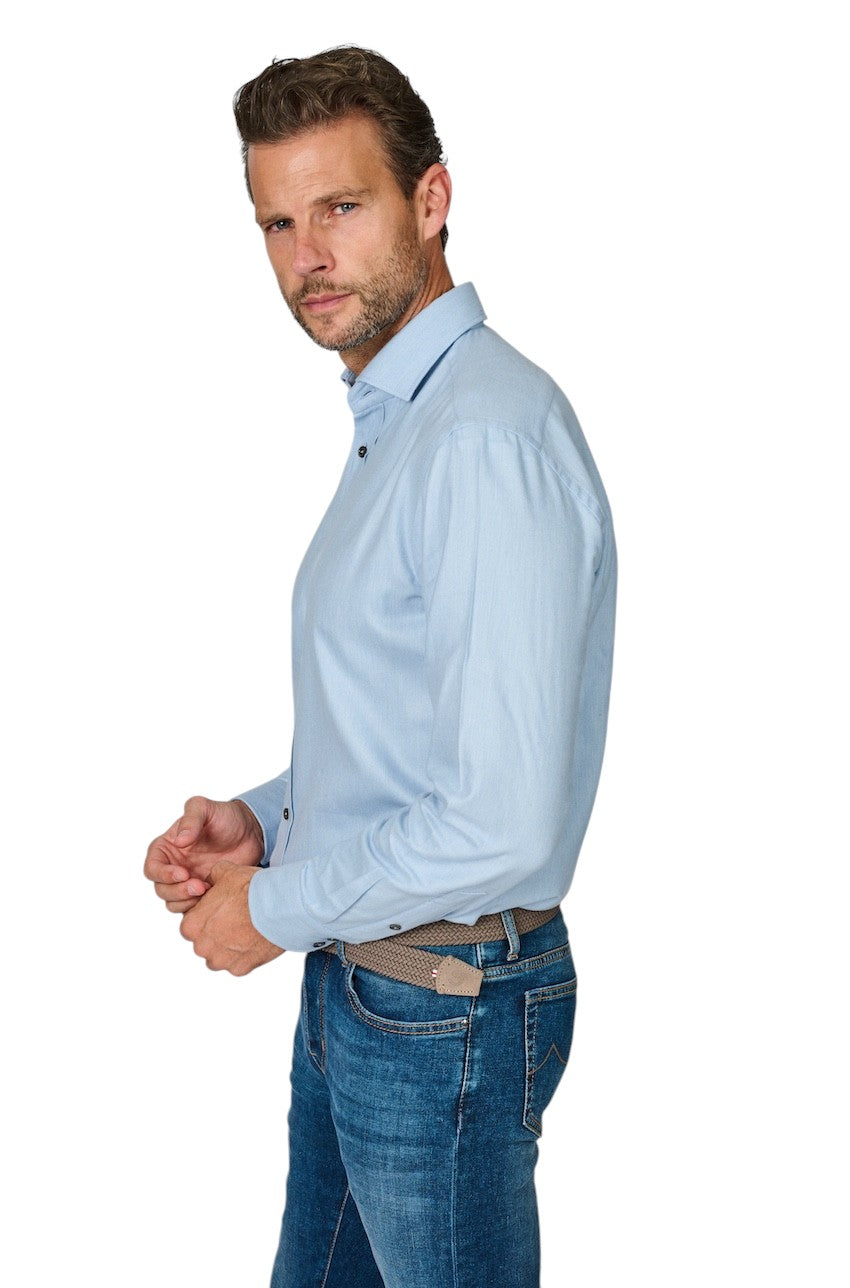 Van Laack Men hemd lange mouwen heren blauw 156632 730 RIKOS2-PTFK