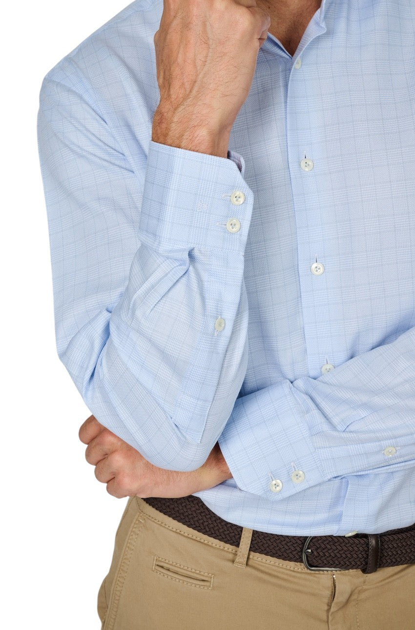 Van Laack Men hemd lange mouwen heren licht blauw 151958 720 RIVARA-TF.