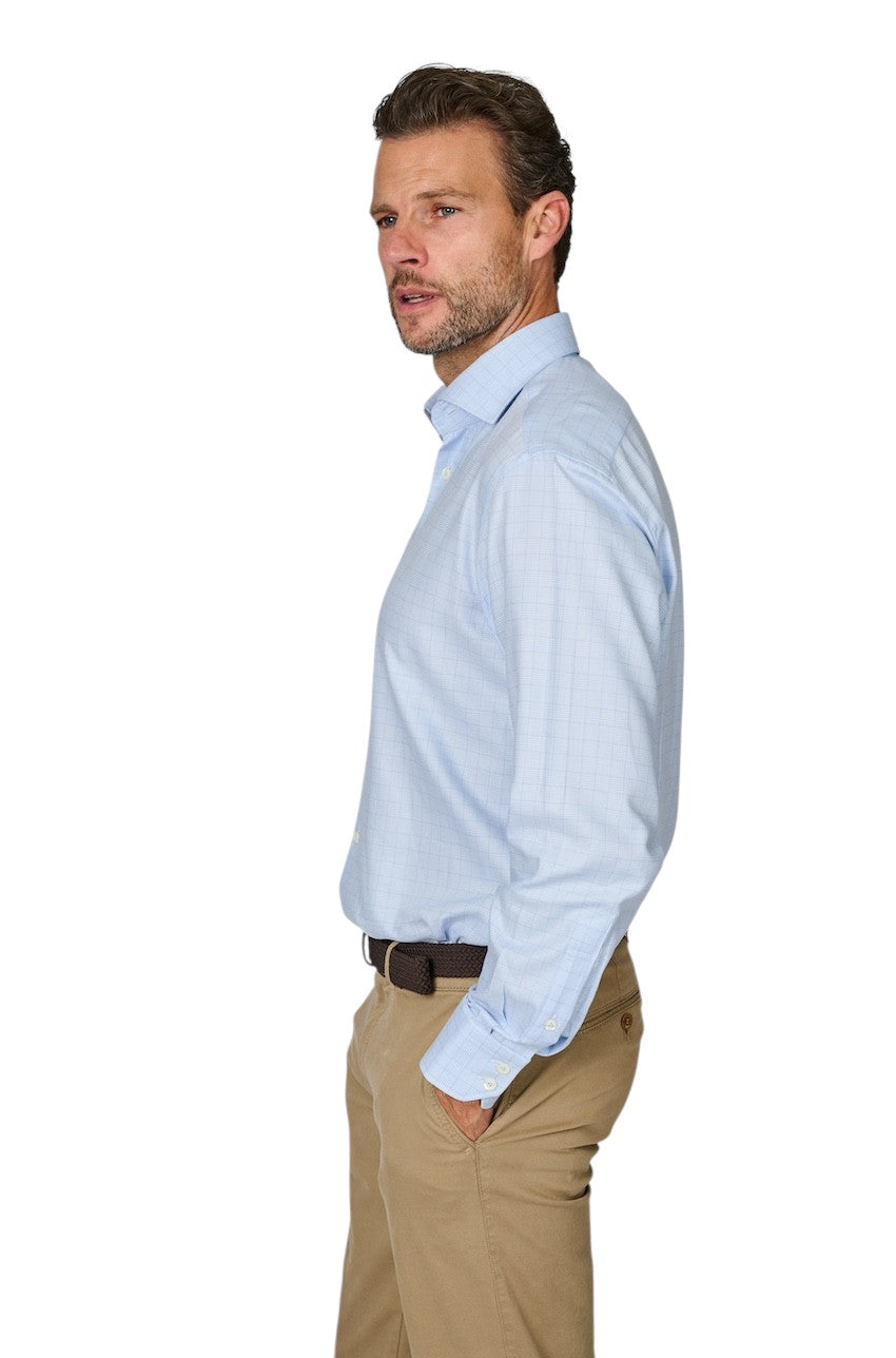 Van Laack Men hemd lange mouwen heren licht blauw 151958 720 RIVARA-TF.