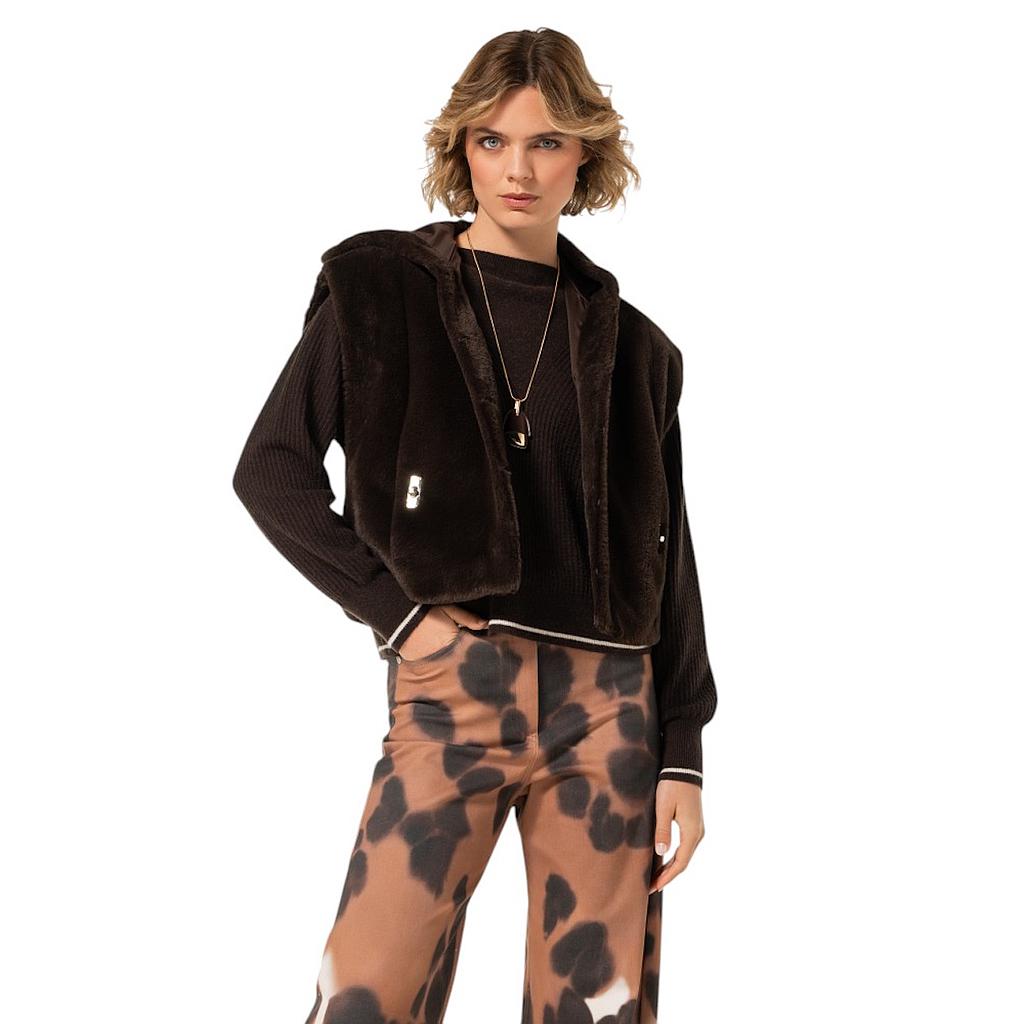 caroline-biss-gilet-da-donna-marrone-4434-30