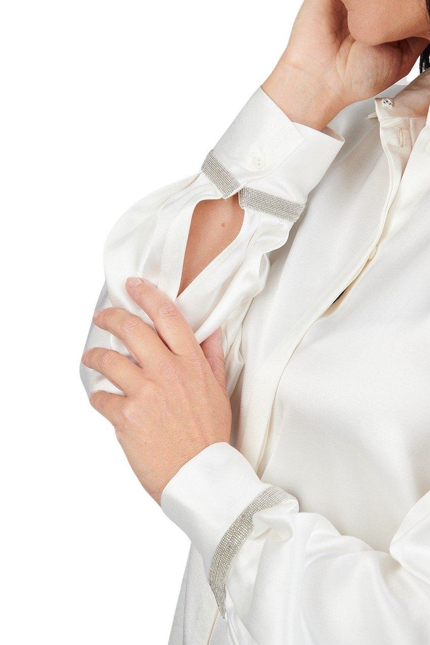 Fabiana Filippi blouse lange mouwen dames ecru - Artson Fashion