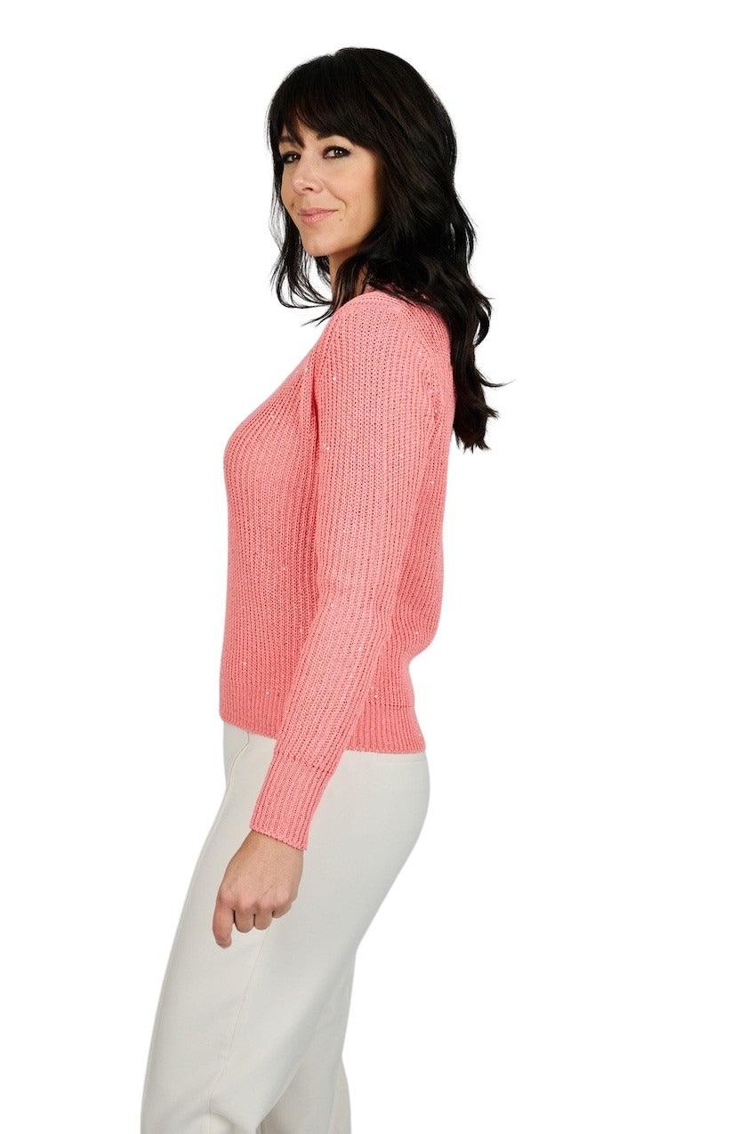 Peserico pull trui dames koraal - Artson Fashion